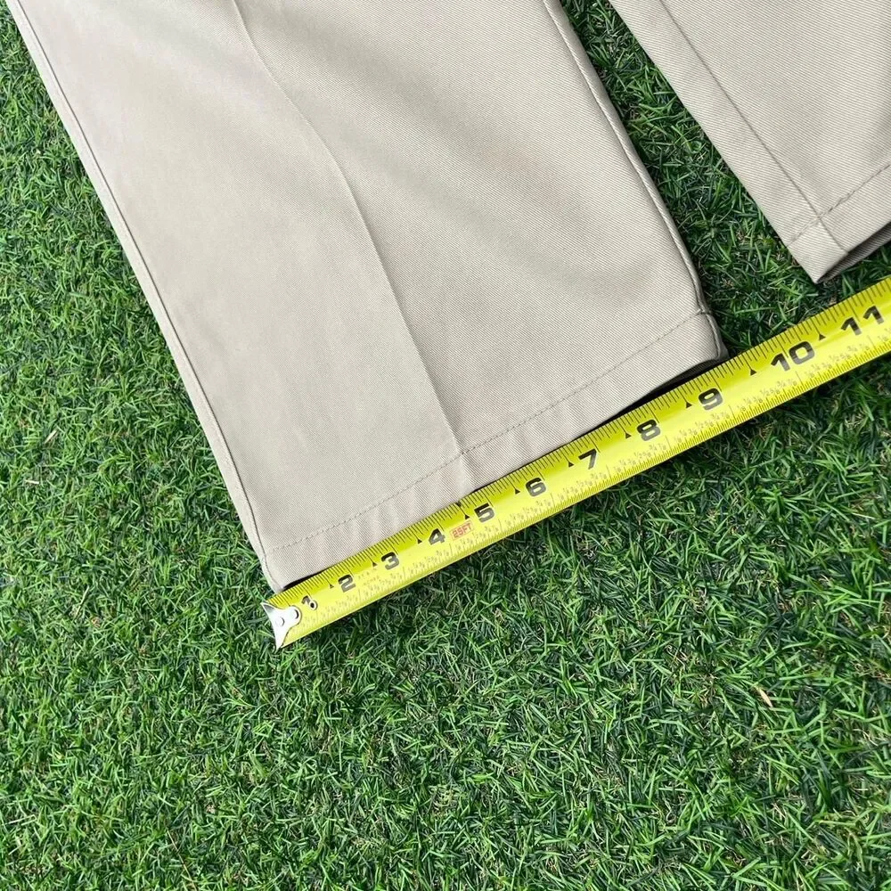 St-john-s-bay Men's Cream and Tan Trousers